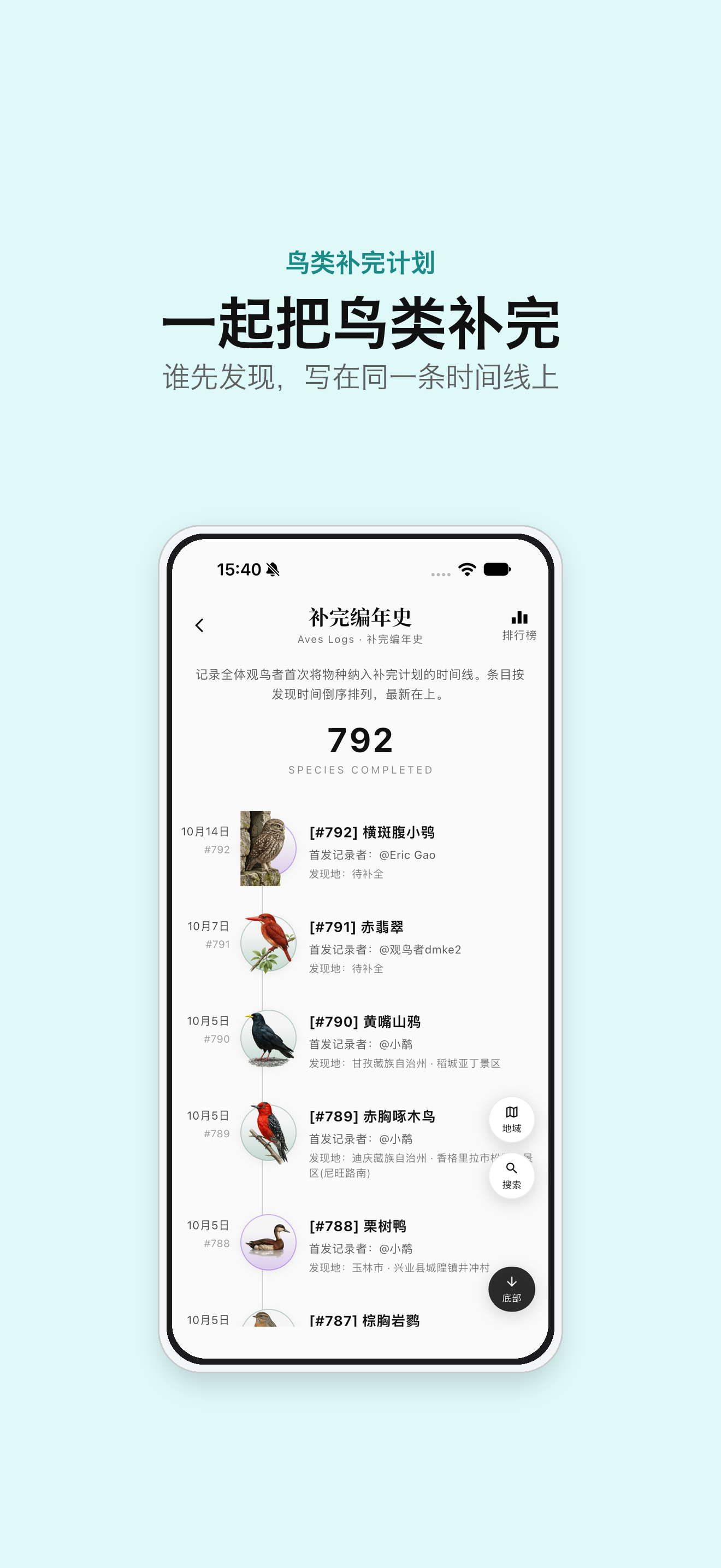 编年史：一起把鸟类补完，谁先发现写在同一条时间线上